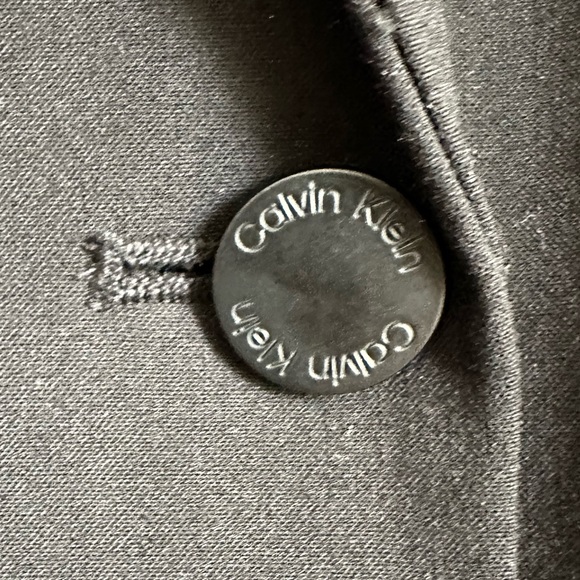 Black Button Up Petite Blazer Calvin Klein - Picture 12 of 13